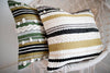 LUNA GREEN STRIPED PILLOW COVER-PILLOWS-BRAIDED CROWN