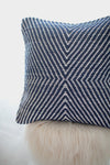 blue silver 20x20 pillow