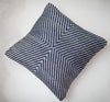 blue silver 20x20 pillow