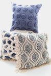 Tufted Dottie Woven Pillow Cover-PILLOWS-BRAIDED CROWN