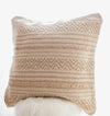 Cream Tones Textured Throw Pillow Cover-PILLOWS-BRAIDED CROWN