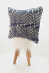 Geometric Indigo Throw Pillow Cover-PILLOWS-BRAIDED CROWN