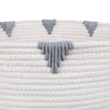 BEIGE AND GREY ROPE BASKET-ROPE BASKETS-BRAIDED CROWN