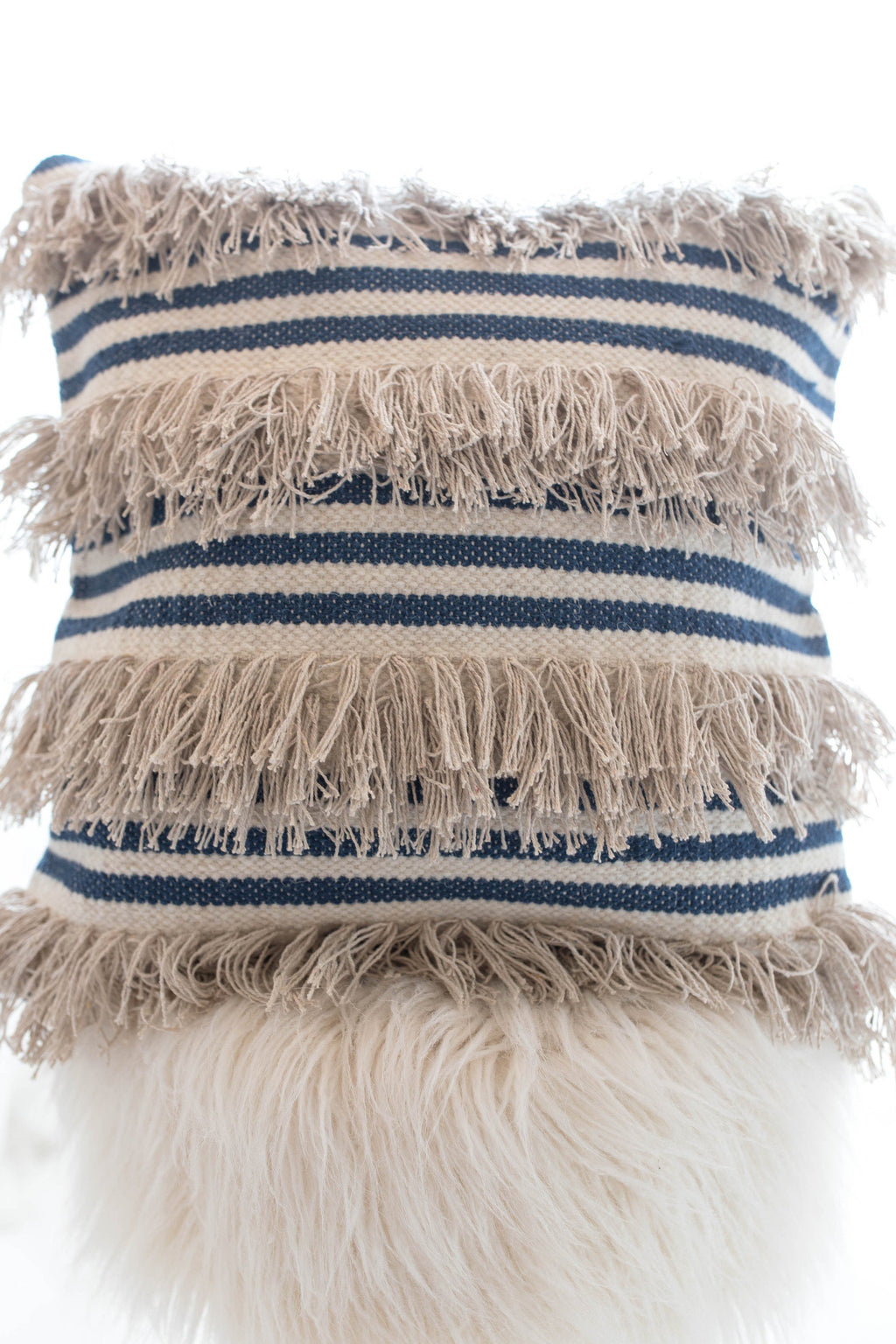 Ivy Fringe Pillow Cover